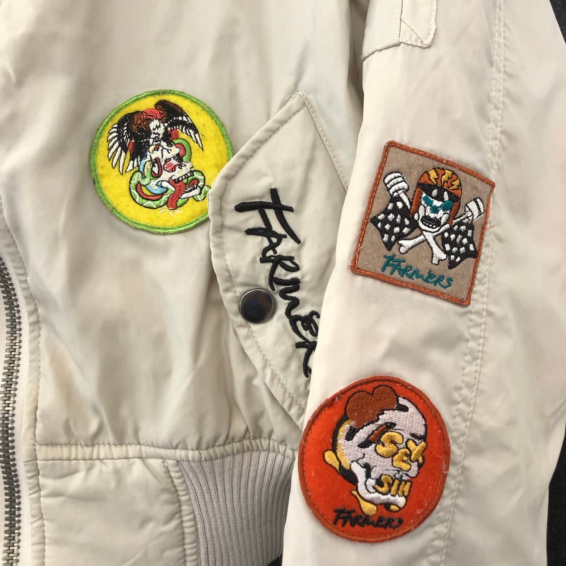 Vintage 💿 farmers dragon beig 상품이미지5