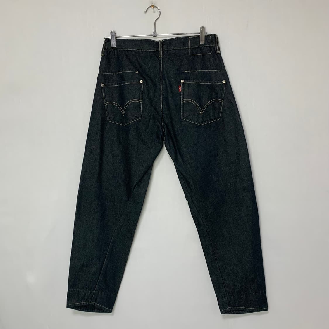 리바이스 엔지니어드 블랙 데님 팬츠 흑청 빈티지 30인치 상품이미지5