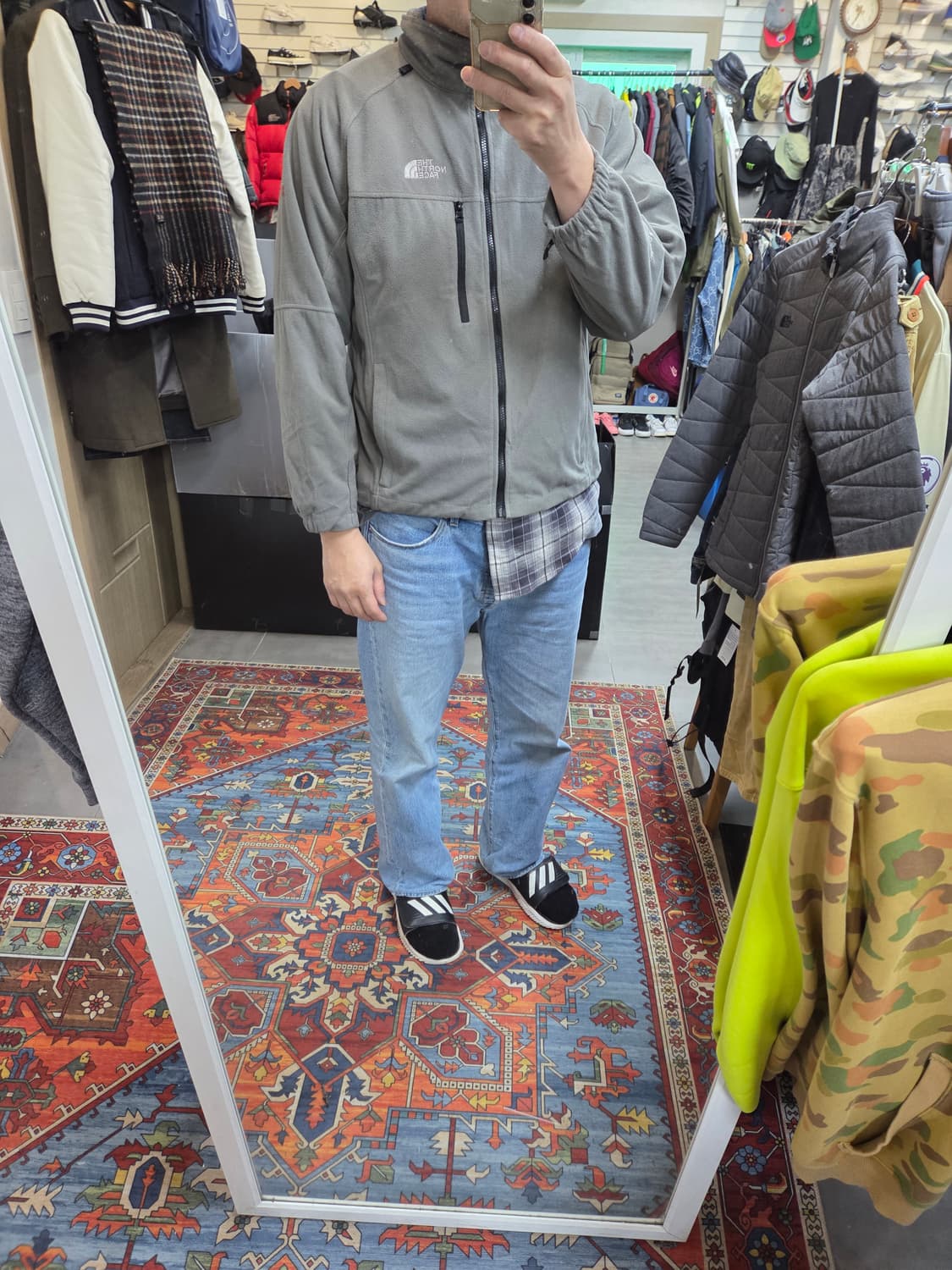 노스페이스 일본판 써밋시리즈 고어텍스 플리스 집업자켓 m L 상품이미지9