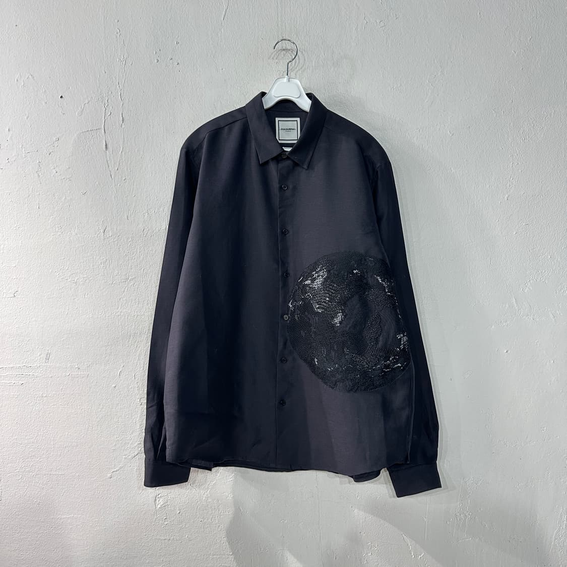 우영미 시퀸 자수 셔츠 50size 상품이미지1