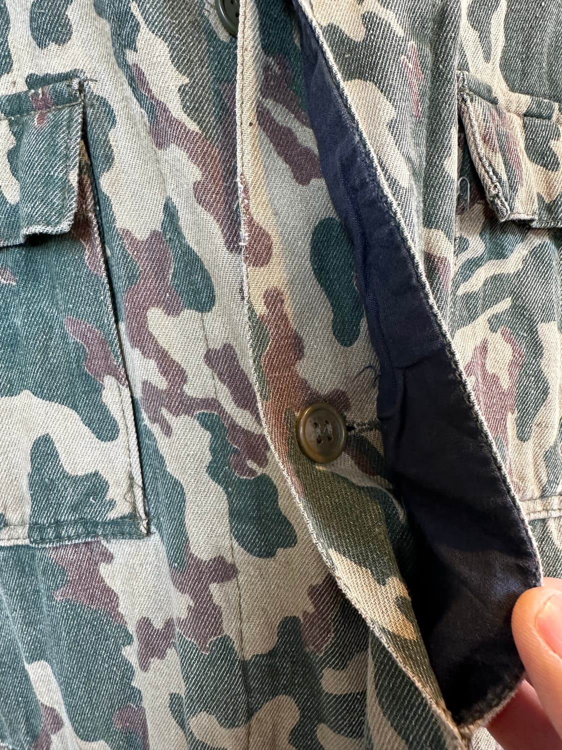 90s 러시아군 Russian army 페이드 카모 필드 자켓 상품이미지6