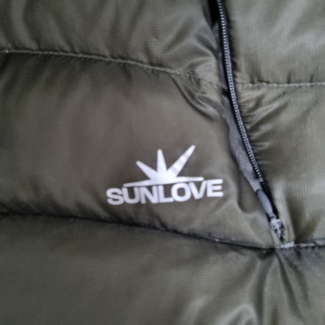 썬러브 경량패딩 차콜(카키) 상품이미지4