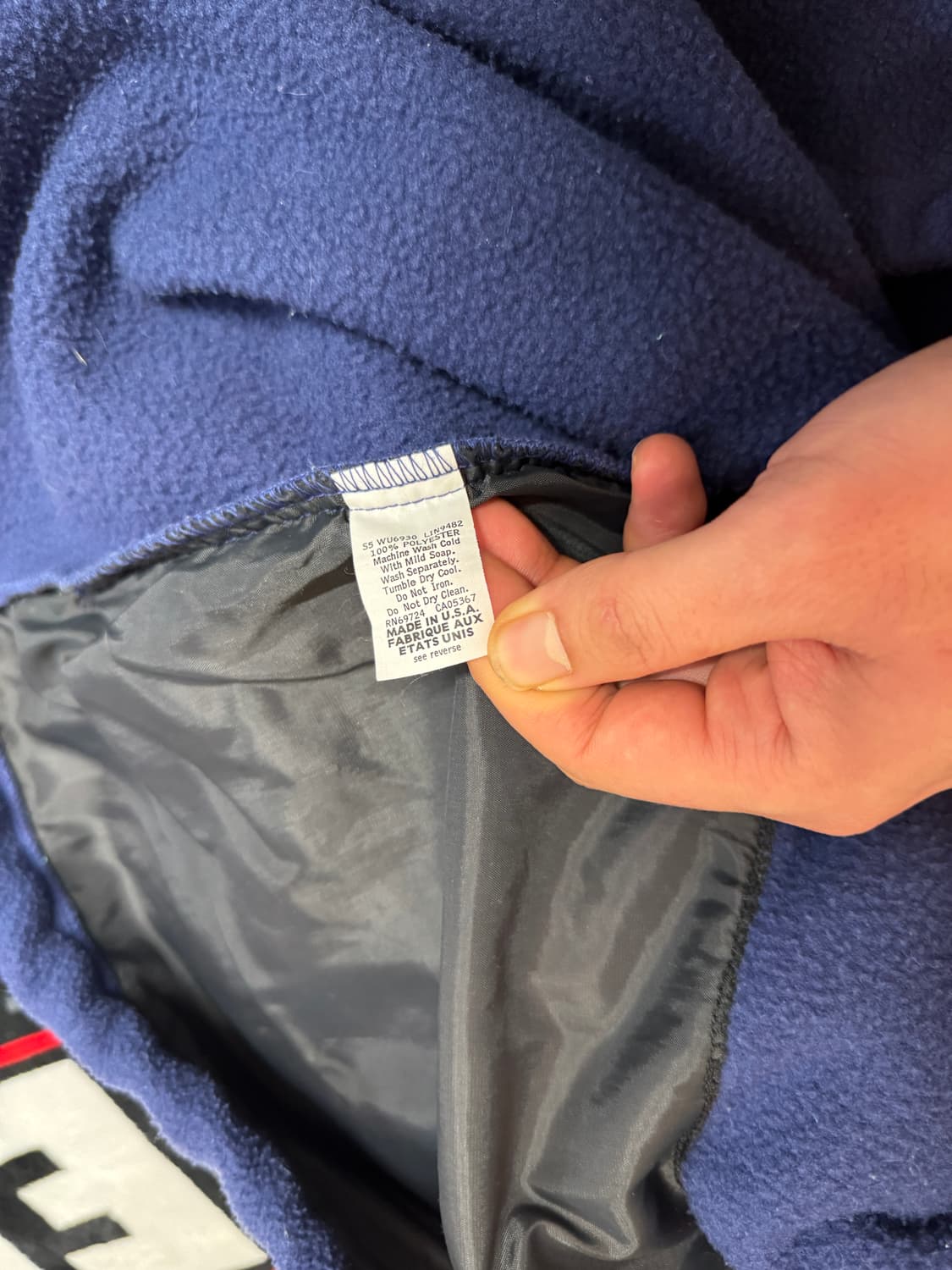 컬럼비아 쿼터 짚 후디드 플리스 풀오버  블루 상품이미지7