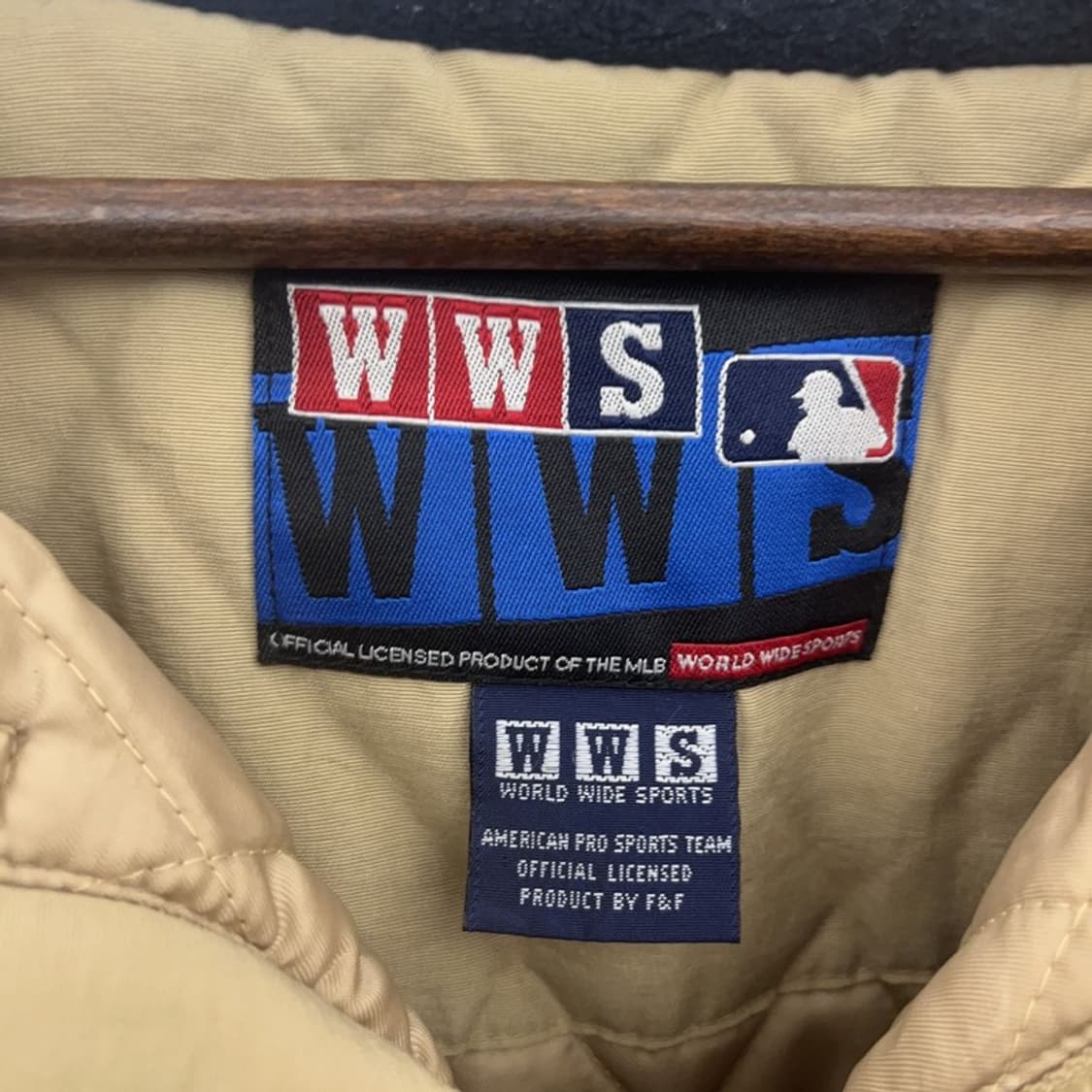 WWS 올드스쿨 빈티지 자이언츠 누빔 아노락 자켓 110 C07620 상품이미지5