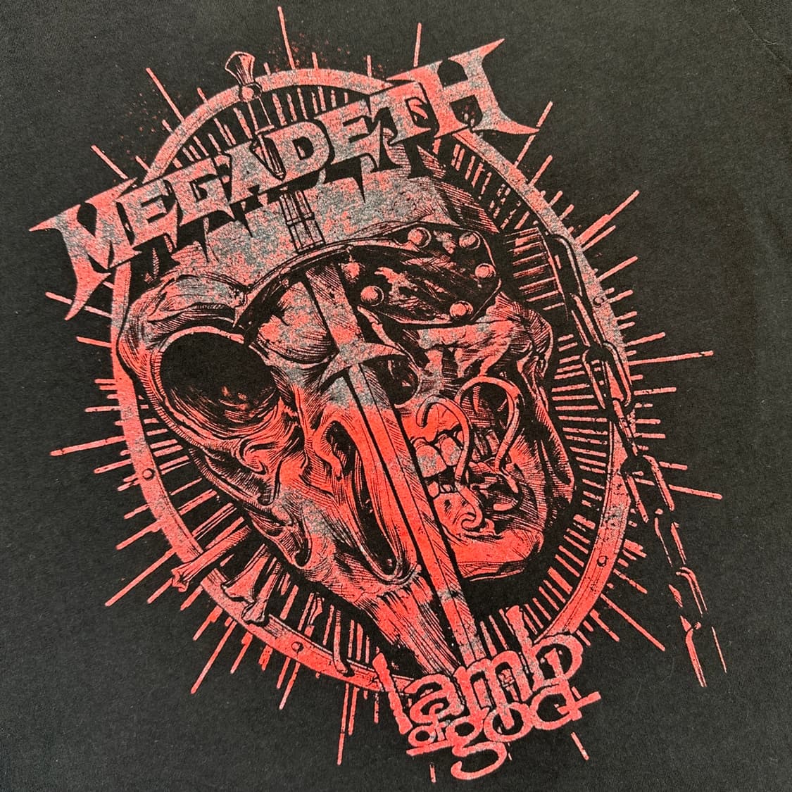 [L] 메가데스 x 램오브갓 2021 투어 반팔 티셔츠 (Megadeth 상품이미지2