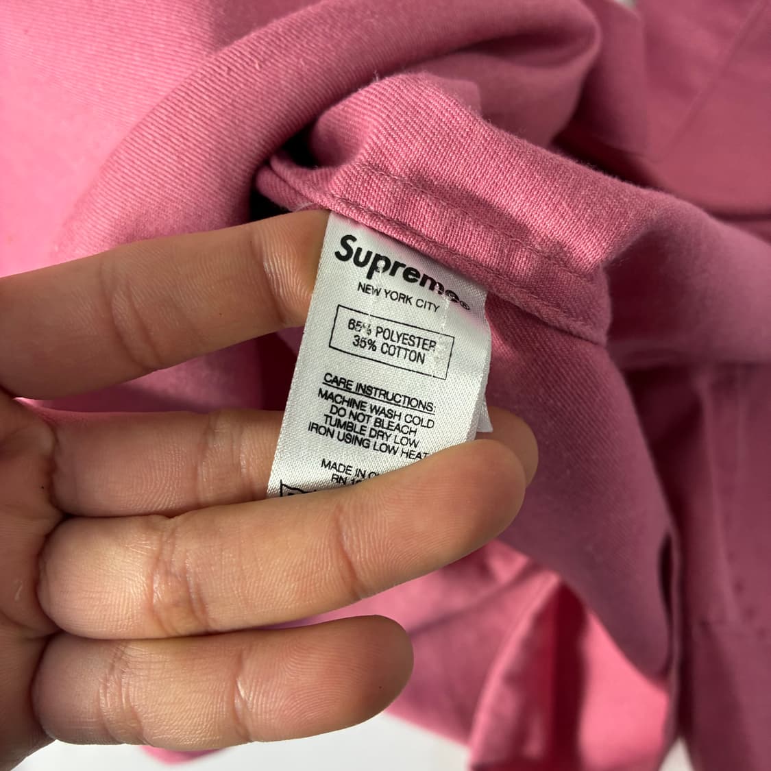Supreme 슈프림 17F/W Zapata 로즈핑크 워크 셔츠 상품이미지6