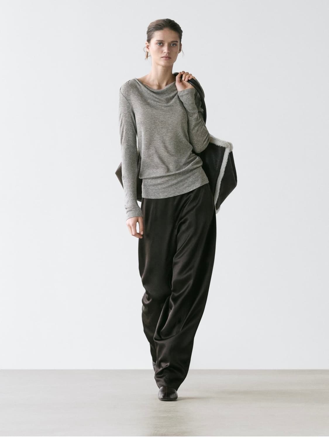 마시모두띠 드레이프 티셔츠 s 상품이미지2