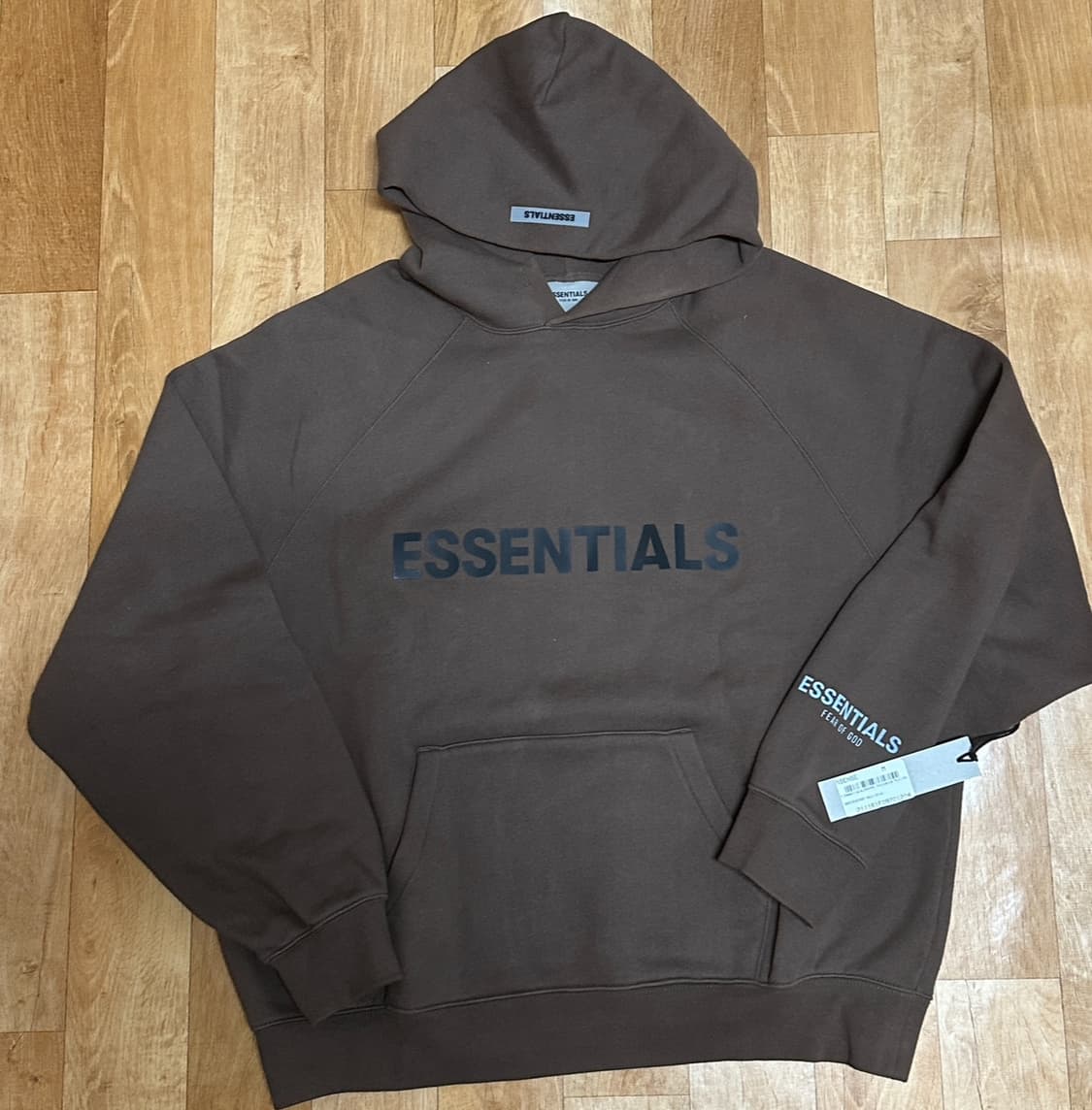 피오갓 에센셜 앞로고 레인드럼 후드 M사이즈 새제품 상품이미지1