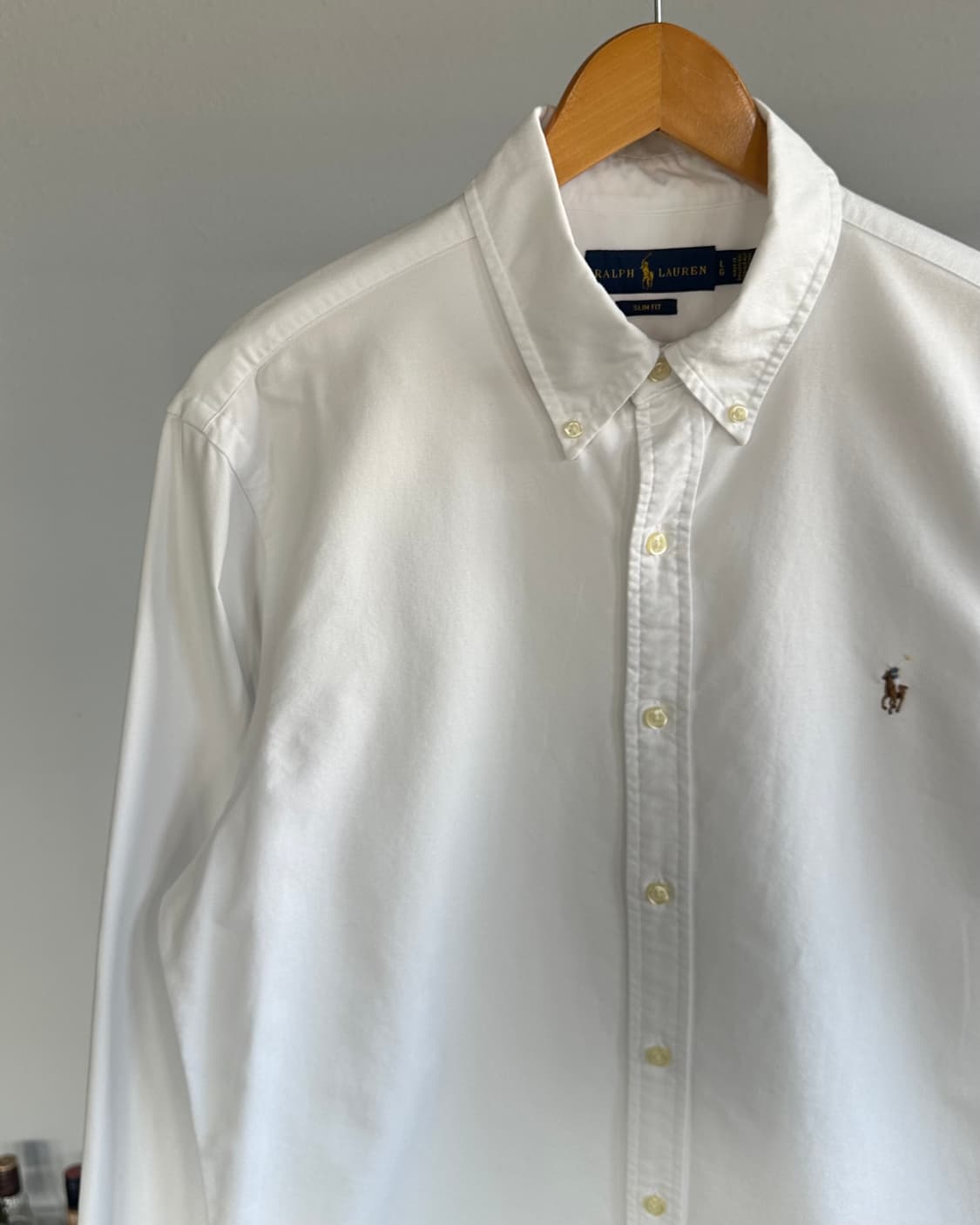 [L]폴로 랄프로렌 화이트 옥스포드 셔츠 상품이미지4