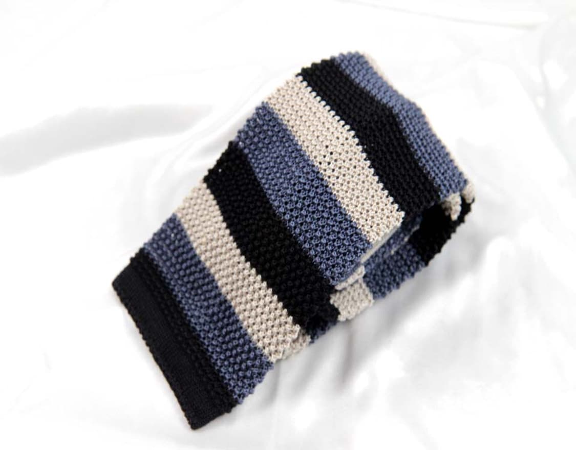 이태리 니트 타이 7.3cm A+등급 남자 넥타이 상품이미지1