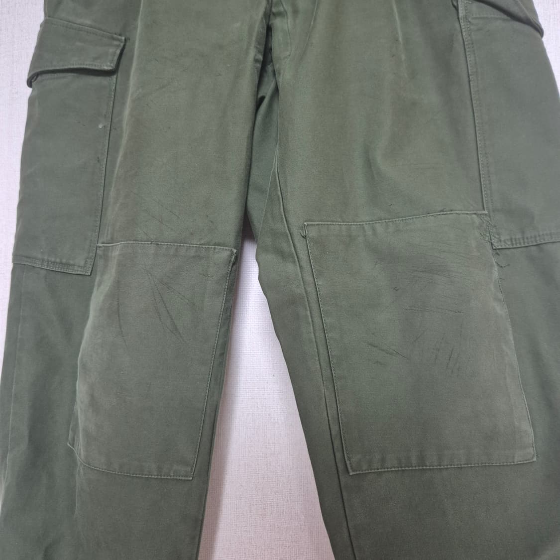 70s 스웨덴군 더블니 카고팬츠 상품이미지2