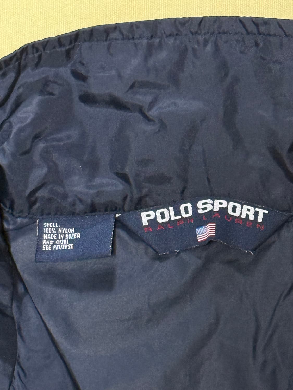 폴로 스포츠 하프집업 나일론 풀오버 90s 상품이미지4