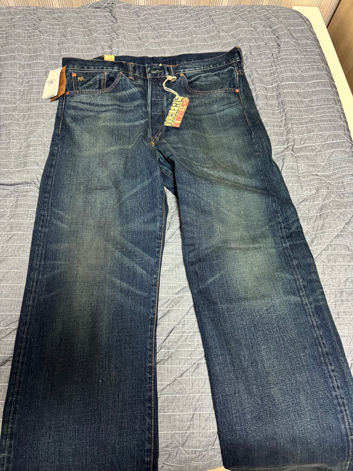 rrl 더블알엘 빈티지 파이브 포켓 기빈스 진 36x32 상품이미지2