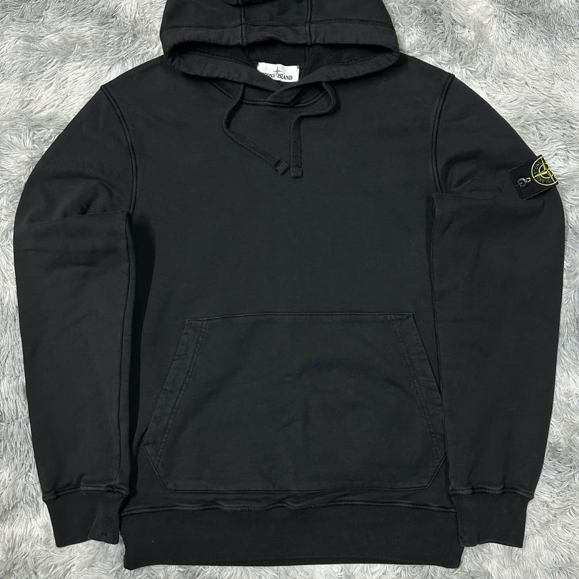 스톤아일랜드 블랙 후드티 L 상품이미지1