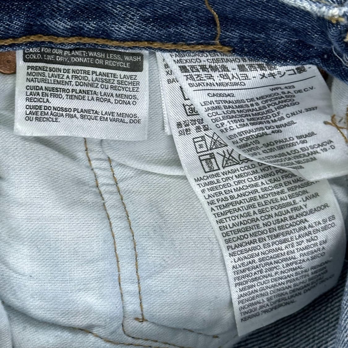 리바이스 501 오리지널 데님팬츠 (28인치 여성추천) 상품이미지6