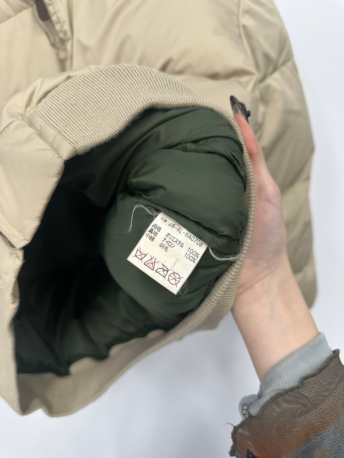 폴로 베이지 패딩  상품이미지4