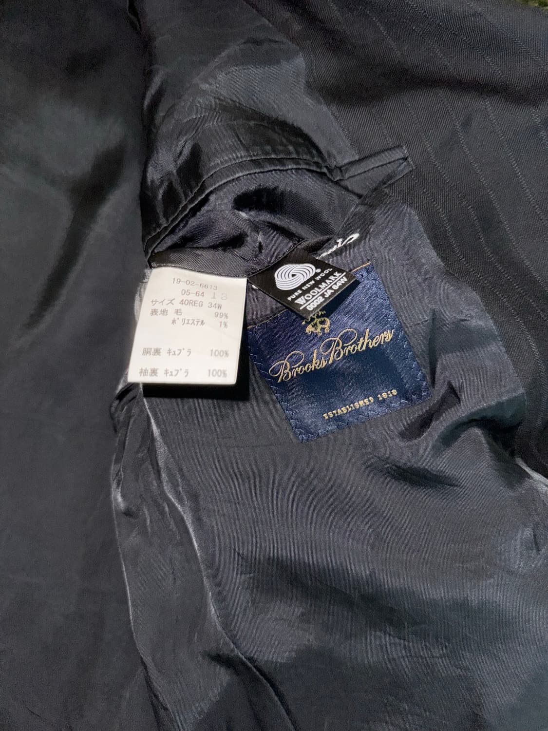 [40R] 브룩스 브라더스 재팬 테일러 메이드 스트라이프 블레이저 자켓 상품이미지6