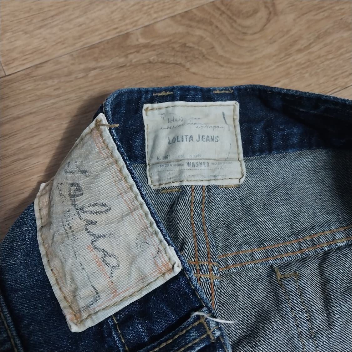 남자31 인치 8부 청바지 상품이미지4