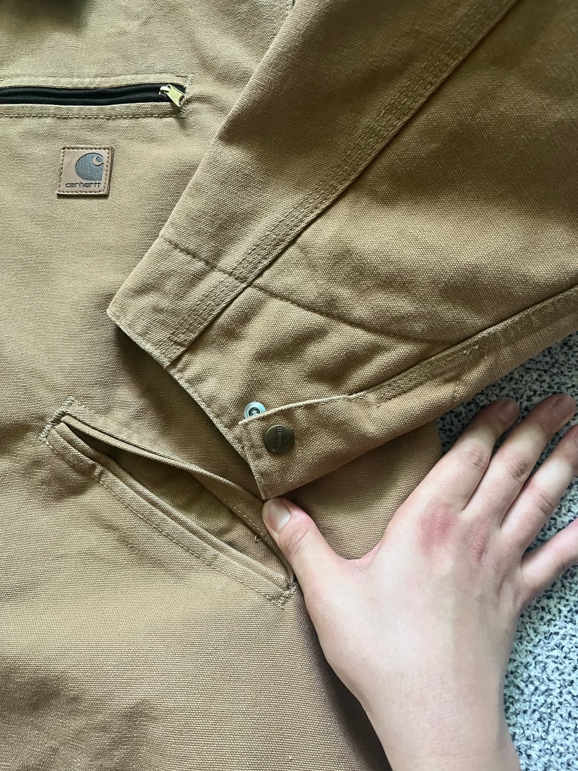 2008 칼하트 J97 디트로이트 자켓 CML XL 상품이미지5