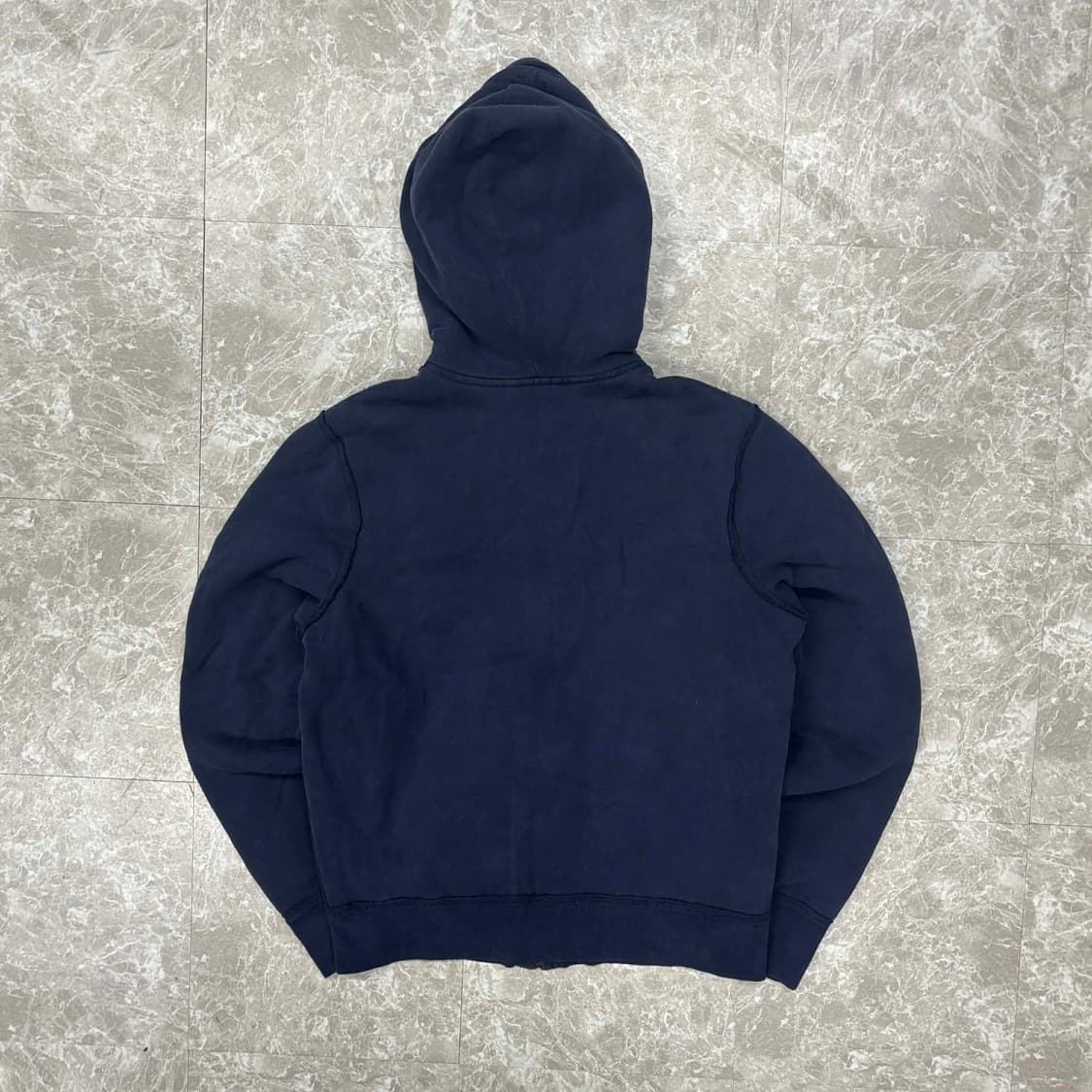 홀리스터 y2k 올드스쿨 매장판 네이비 두툼 후드집업 희귀져지(M) 상품이미지4