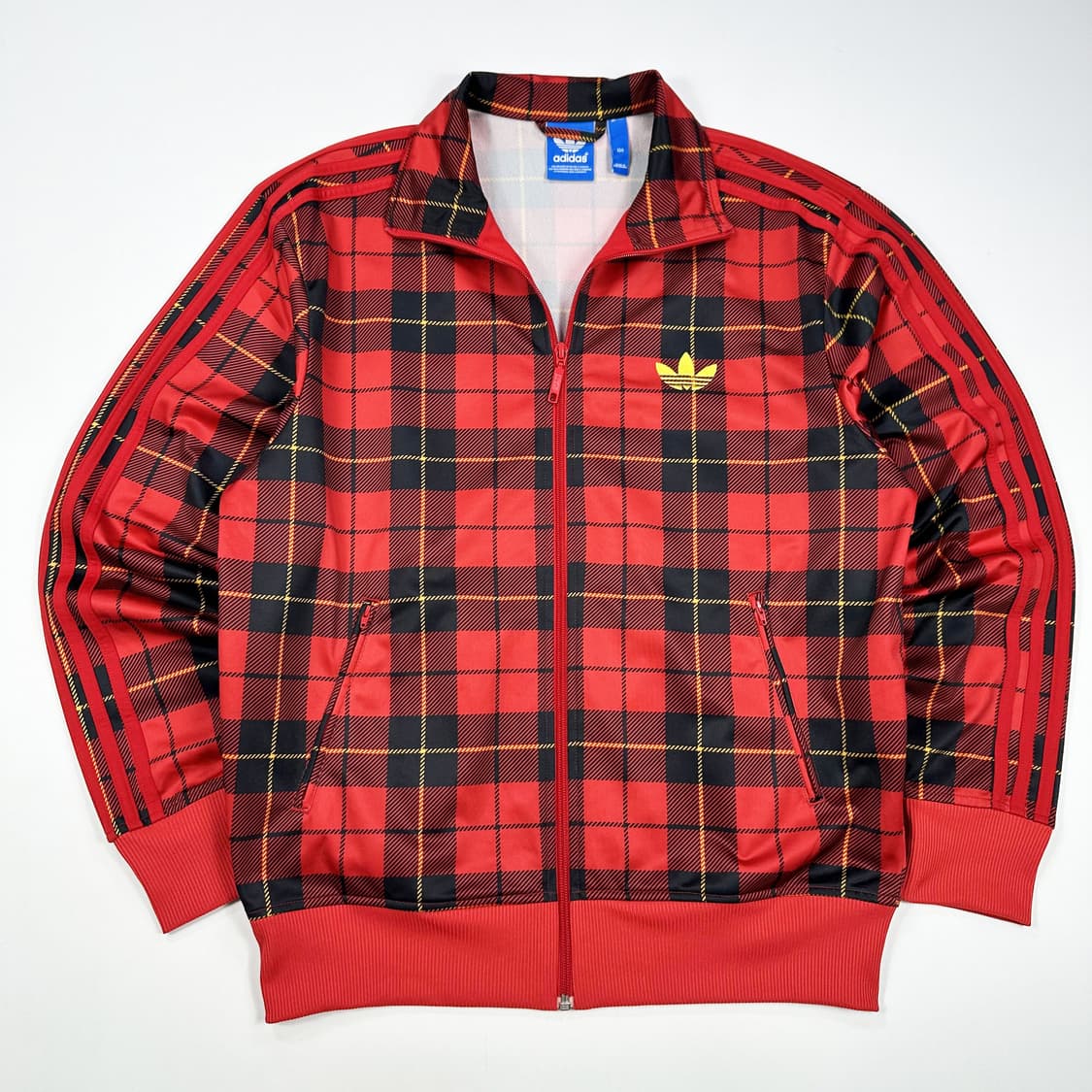 아디다스 파이어버드 타탄체크 트랙탑 져지 (XL) 상품이미지2