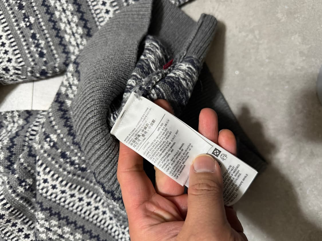 리바이스 빈티지 노르딕 울니트 95size   상품이미지5