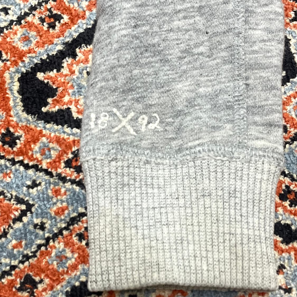 아베크롬비 스펠로고 그레이 기모 후드집업 여성S 상품이미지5