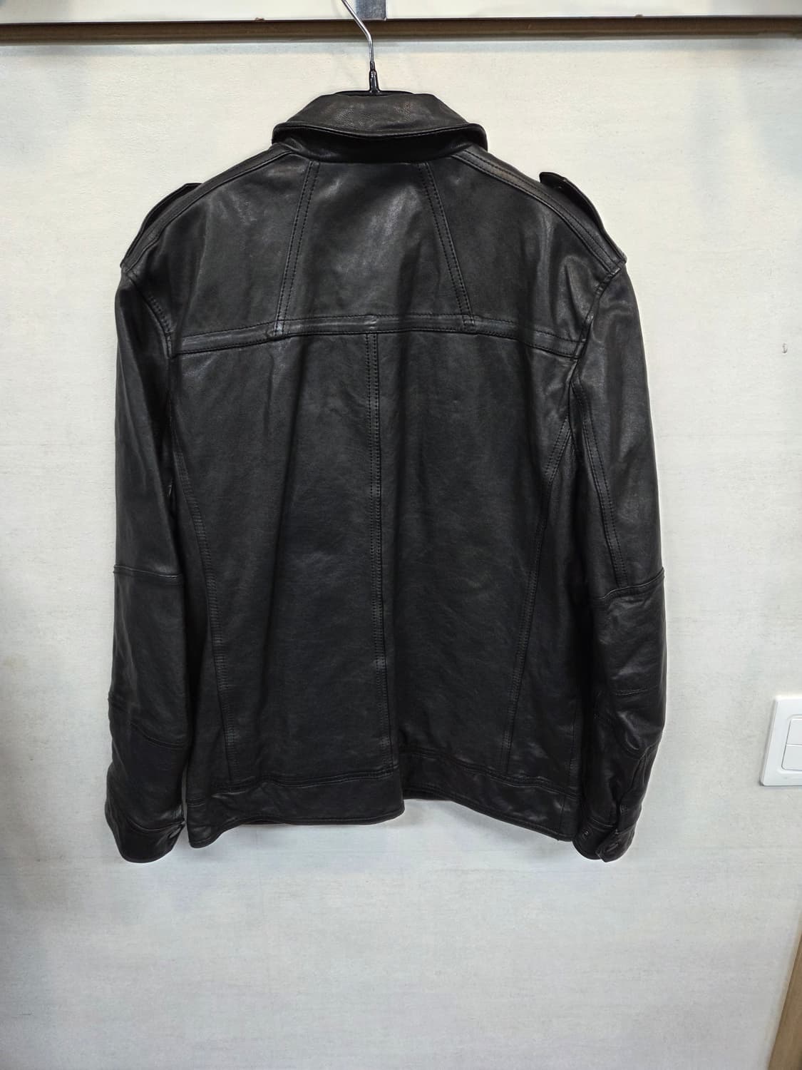 올세인츠 투웨이 견장 레더 가죽자켓 s 상품이미지2