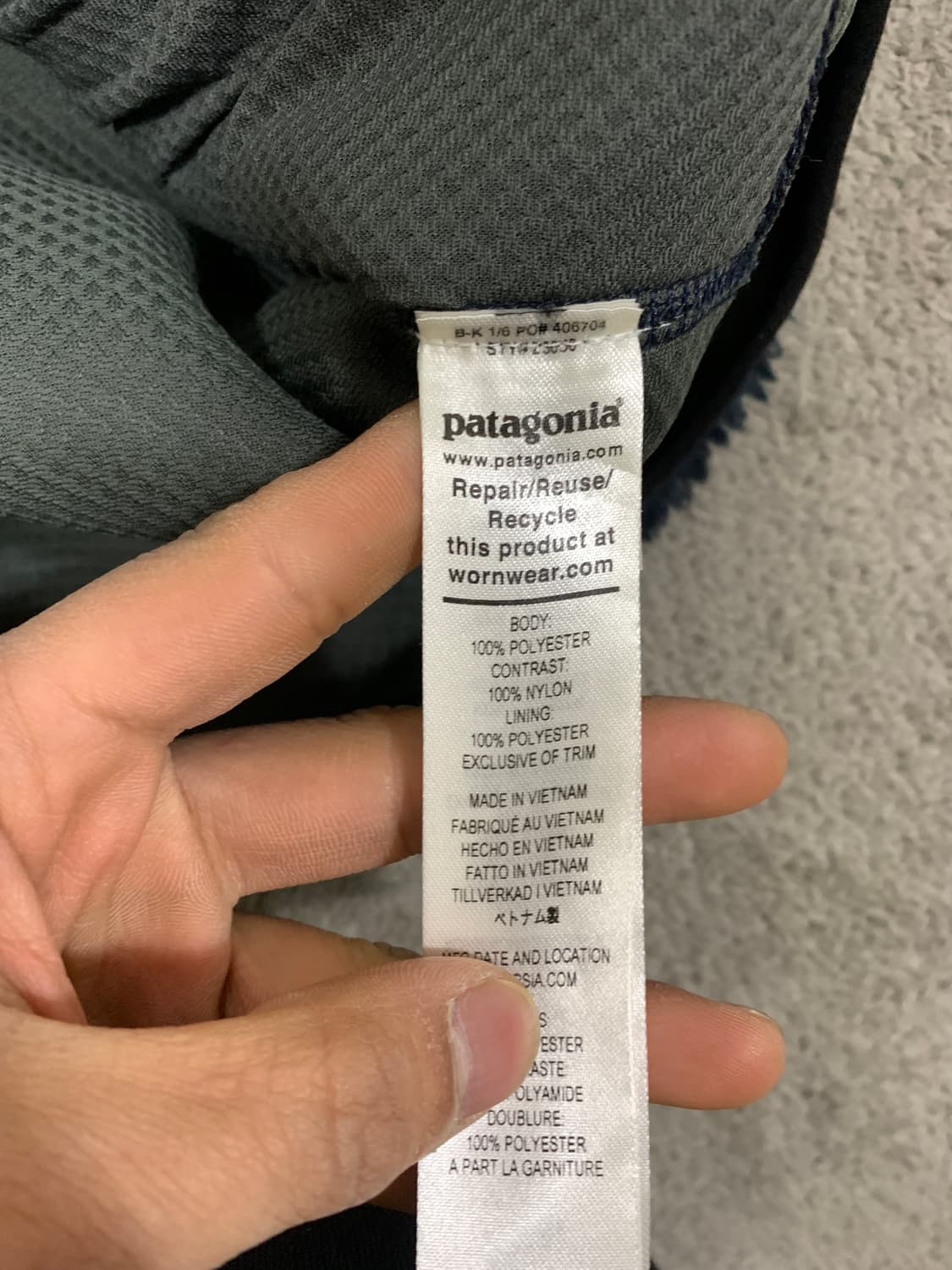 파타고니아 클래식 레트로X 네이비 L 상품이미지6