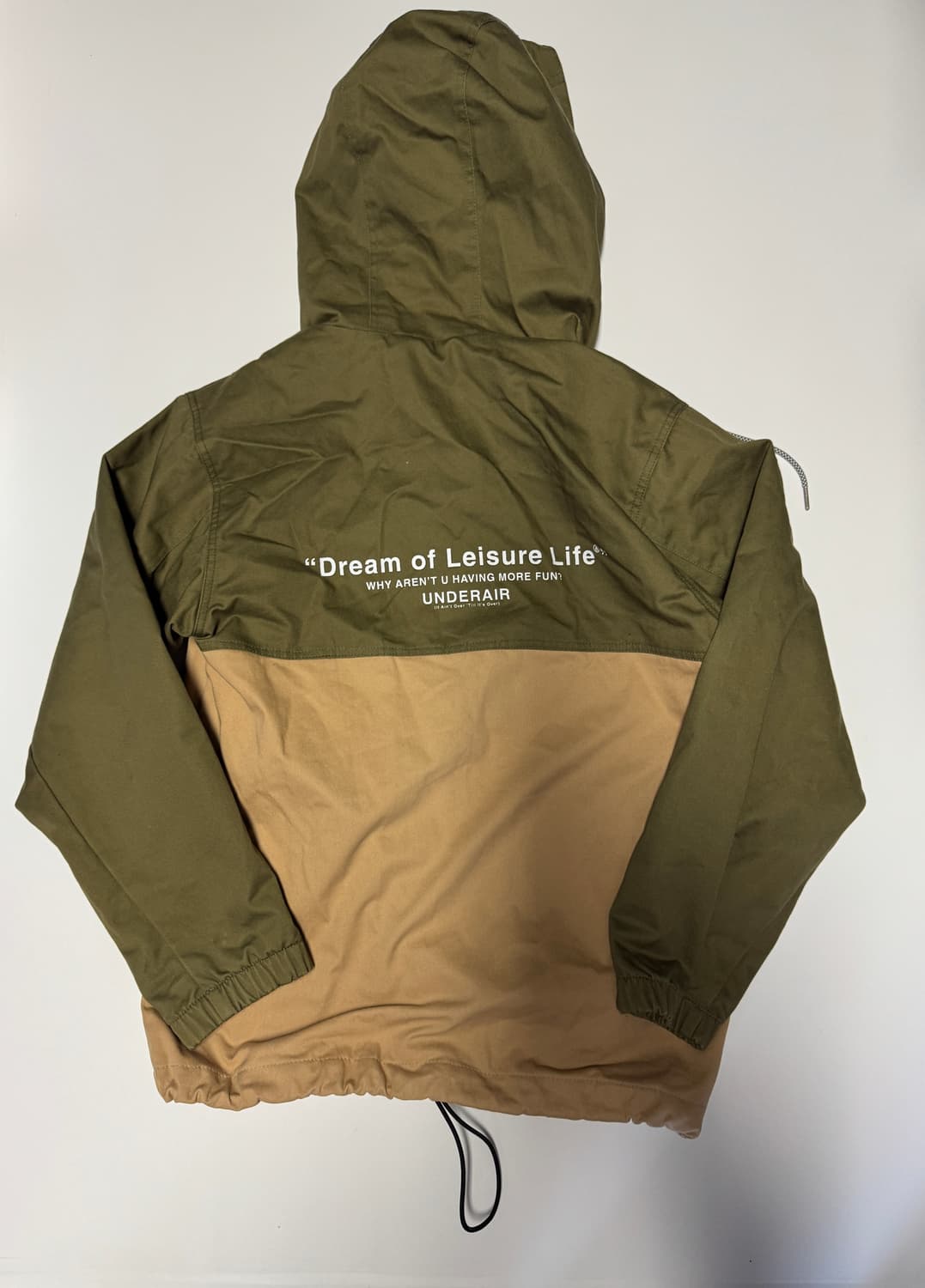 언더에어 빈티지 투톤 후드 아노락 자켓 48 L 상품이미지2