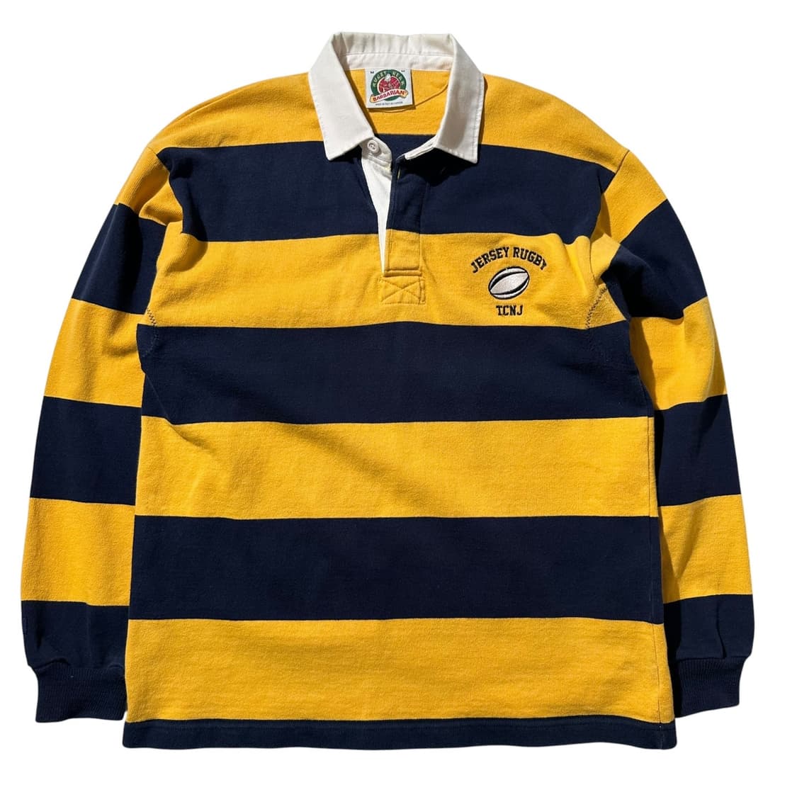 바바리안 스트라이프 럭비 카라 티셔츠 상품이미지1