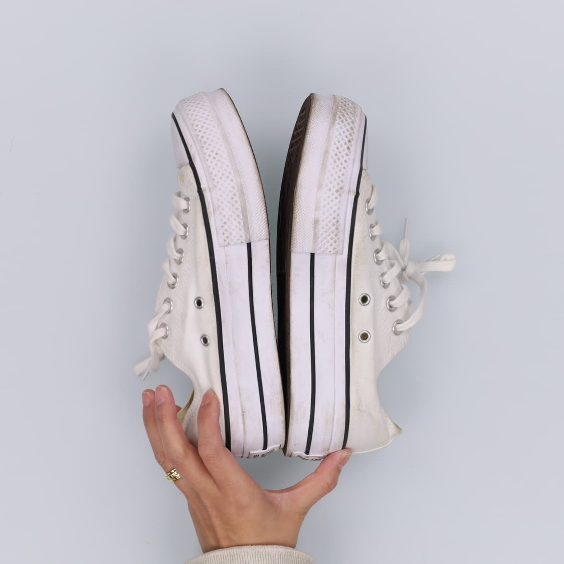 [CM 23] 컨버스 올스타 화이트스니커즈 0116H2 상품이미지5