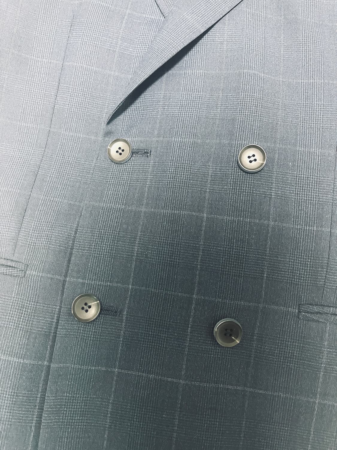 SIEG FAHRENHEIT 슬림 더블 수트 세트 -네이비 (L) 상품이미지5