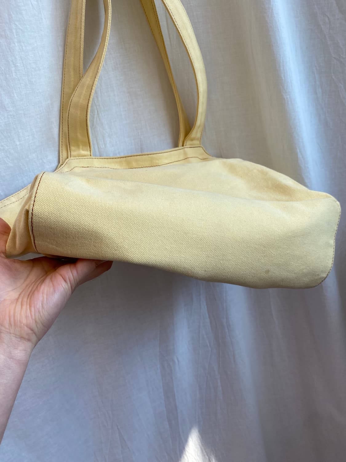 ajeu 아쥬 캔버스백 버터컬러 상품이미지6