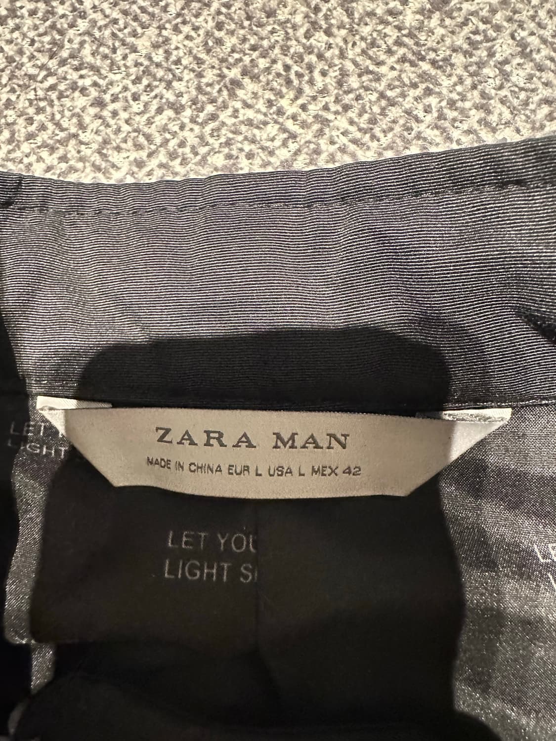 자라 라인 자켓 L 상품이미지4