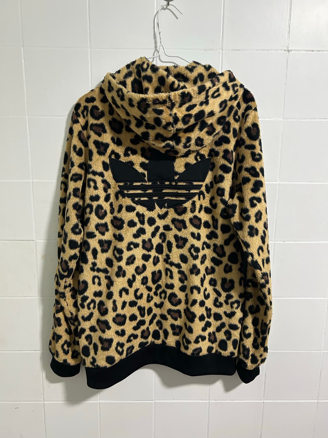 아디다스 레오파드 플리스 후드집업 져지 상품이미지2