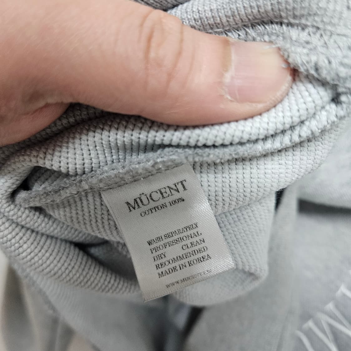 무센트 크롭 후드 티셔츠 F 상품이미지6