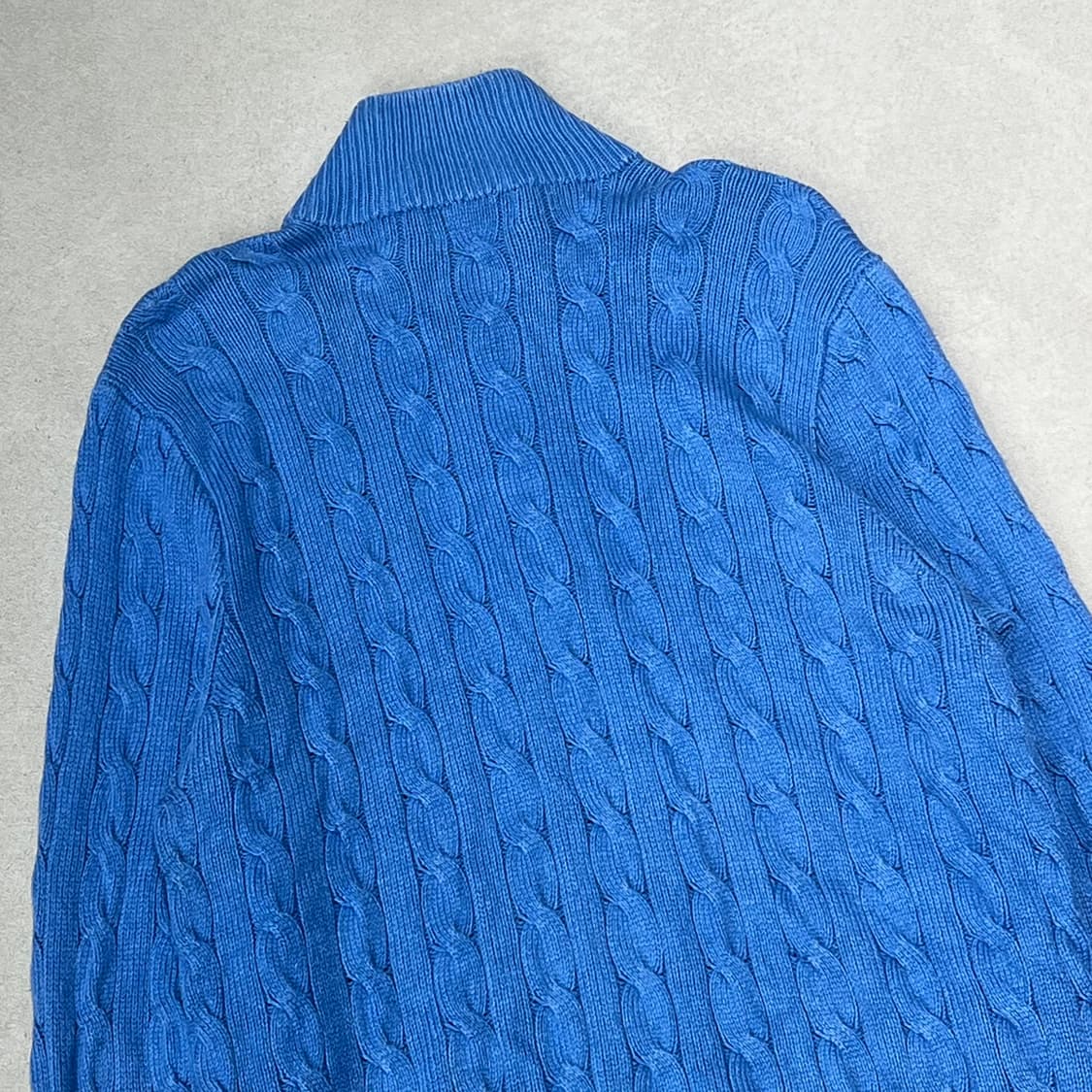 폴로 랄프로렌 반집업 꽈배기 니트 s09331 상품이미지4