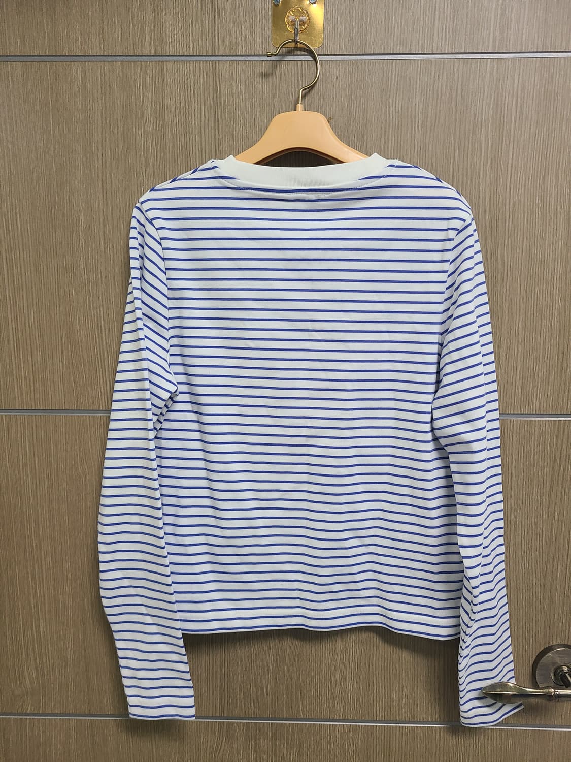 코스 스트라이프 단가라 긴팔티 s 상품이미지4