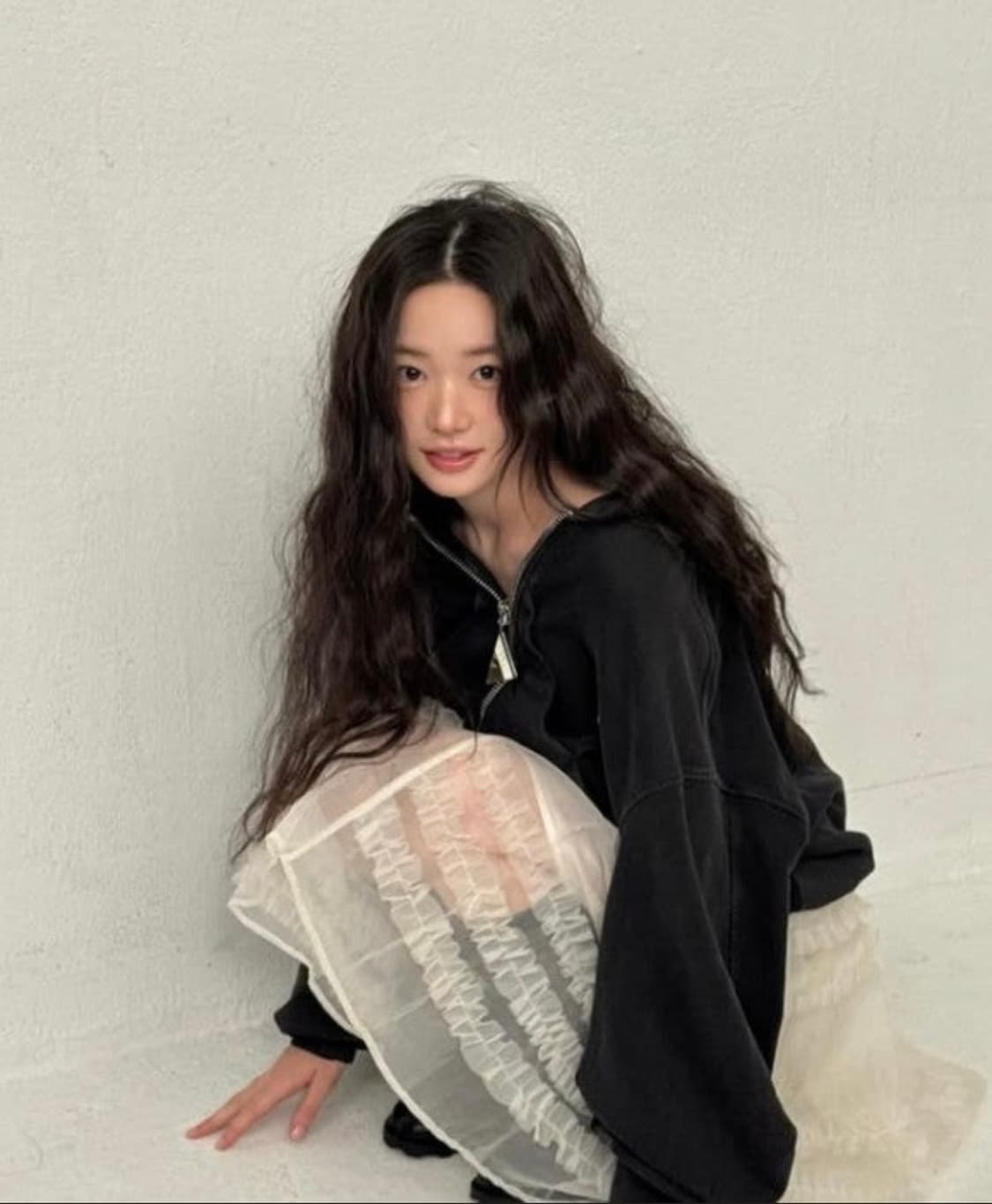 아옵트 오간자 레이어드 스커트 상품이미지1