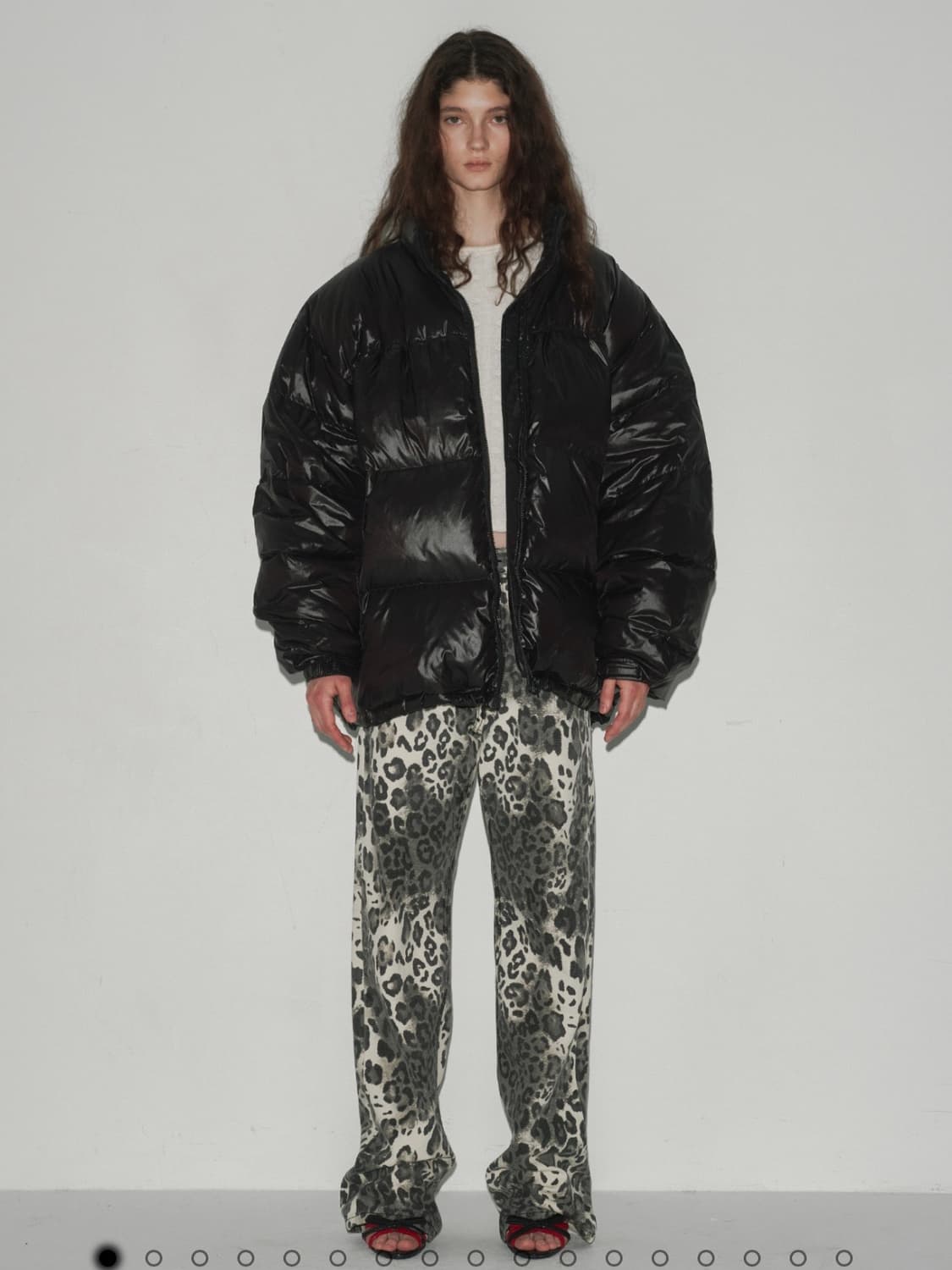 에스이오 오버사이즈드 푸퍼 자켓 블랙 상품이미지1