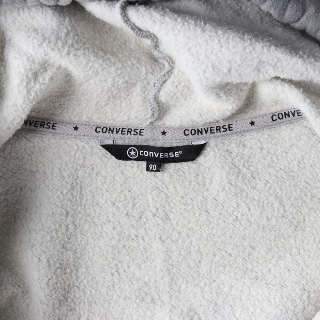 컨버스 오리지널 스니커즈 백프린팅 후드 집업 S 상품이미지6