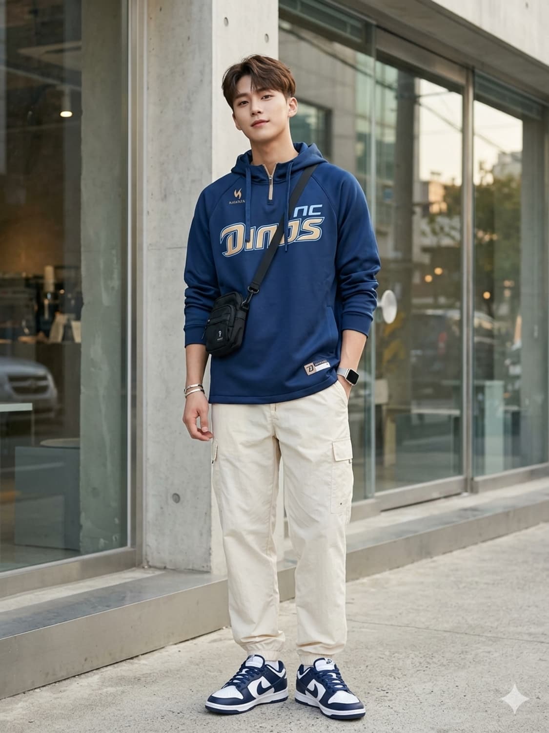 M. KAMISTA 카미스타 NC 다이노스 2017 어센틱 반집업 후드티 상품이미지1