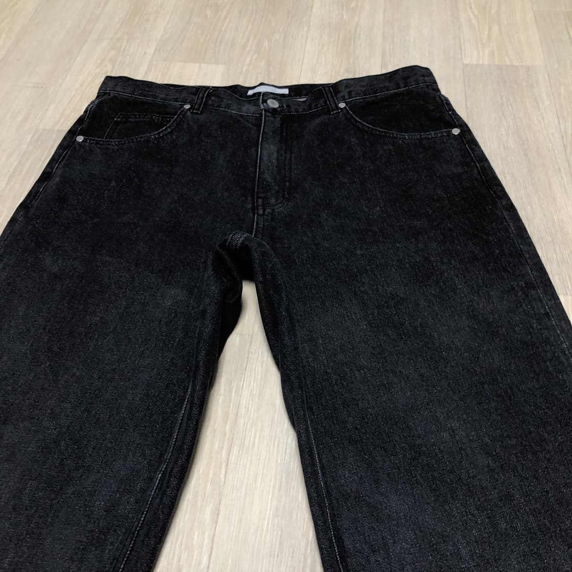 (35-36) 아영상사 AYC 스탠다드진 흑청 블랙 데님 상품이미지3