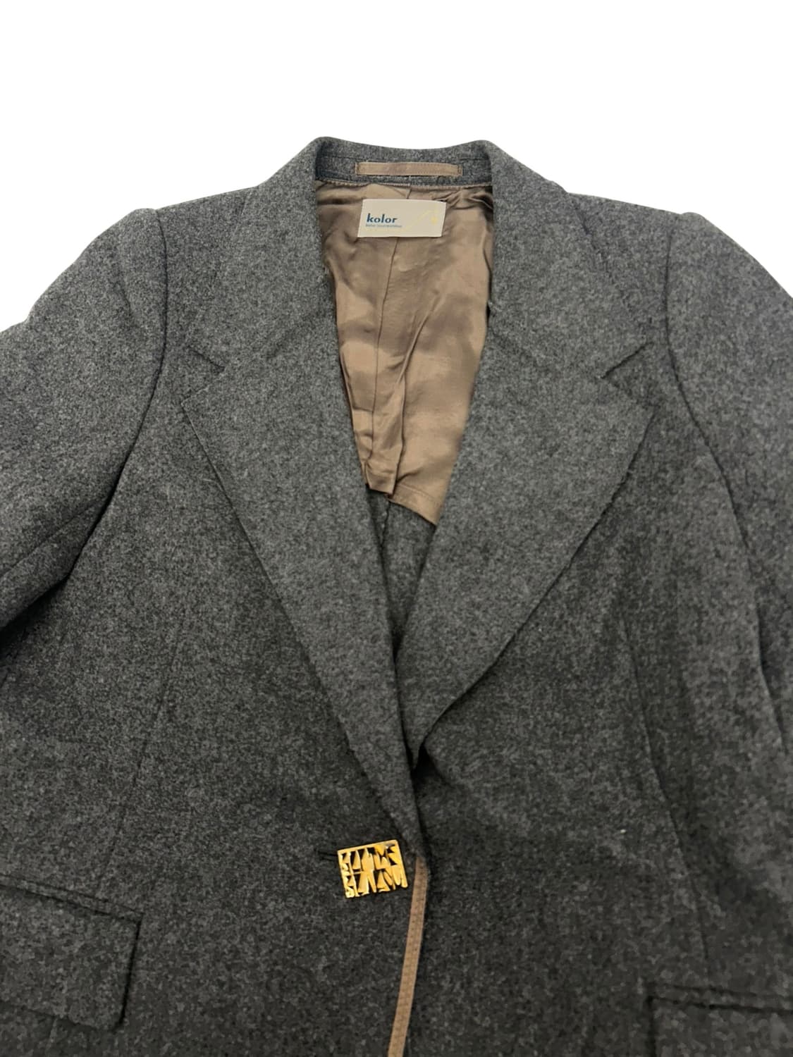 컬러 그레이 울 블레이저 상품이미지2