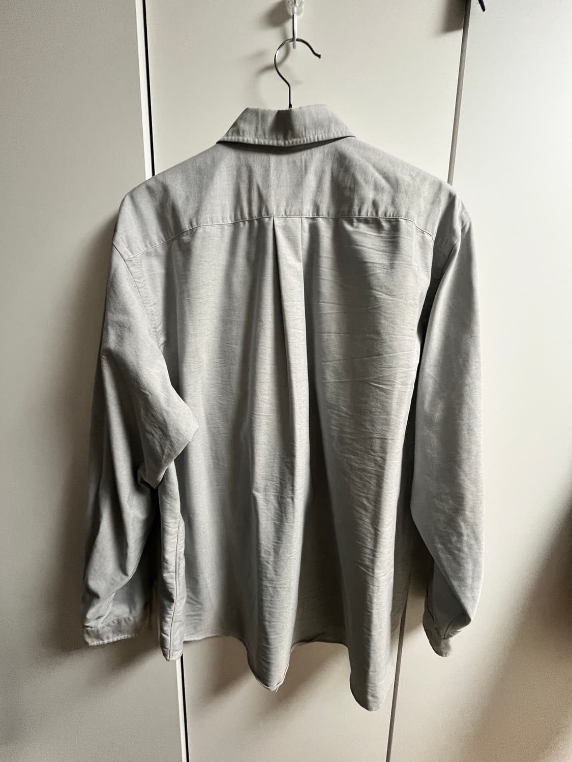 단톤 도트 버튼 B.D 셔츠 그레이 42사이즈 상품이미지6