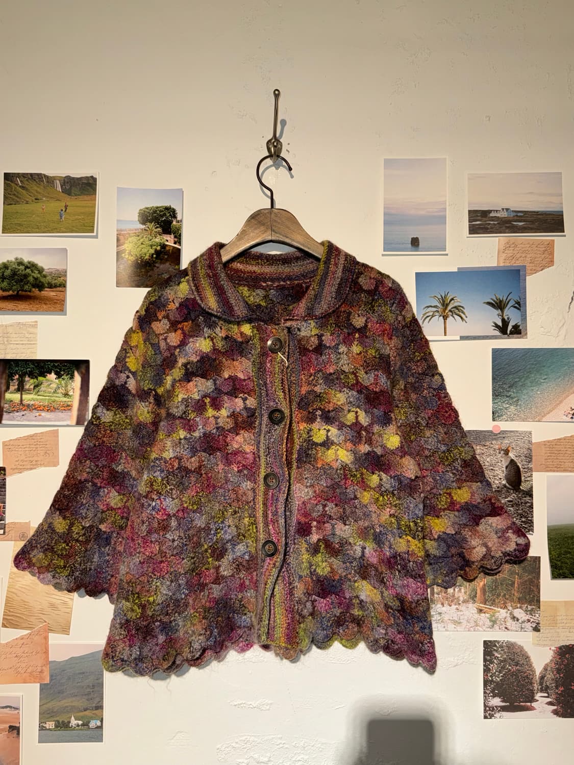 물결 니트 가디건 상품이미지1