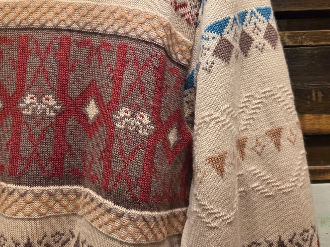 80'S 버버리 페어아일니트 상품이미지6