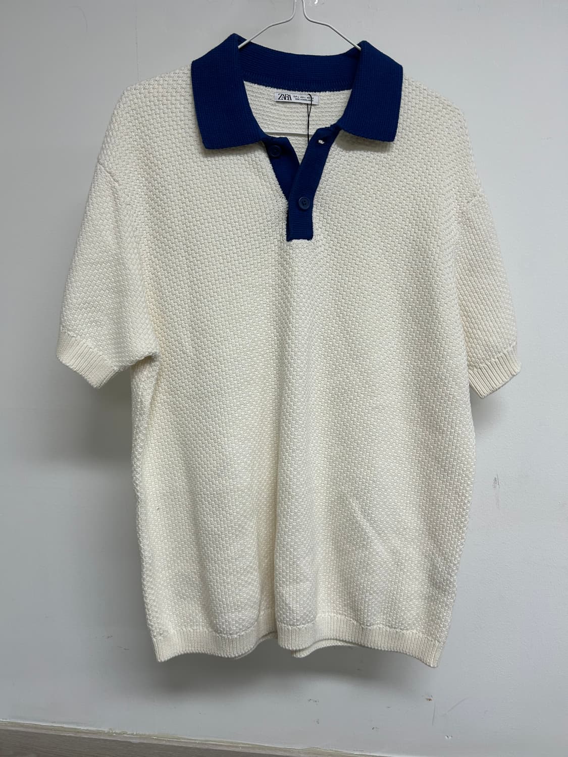 자라 남성 니트 폴로 티셔츠 L,XL 상품이미지1