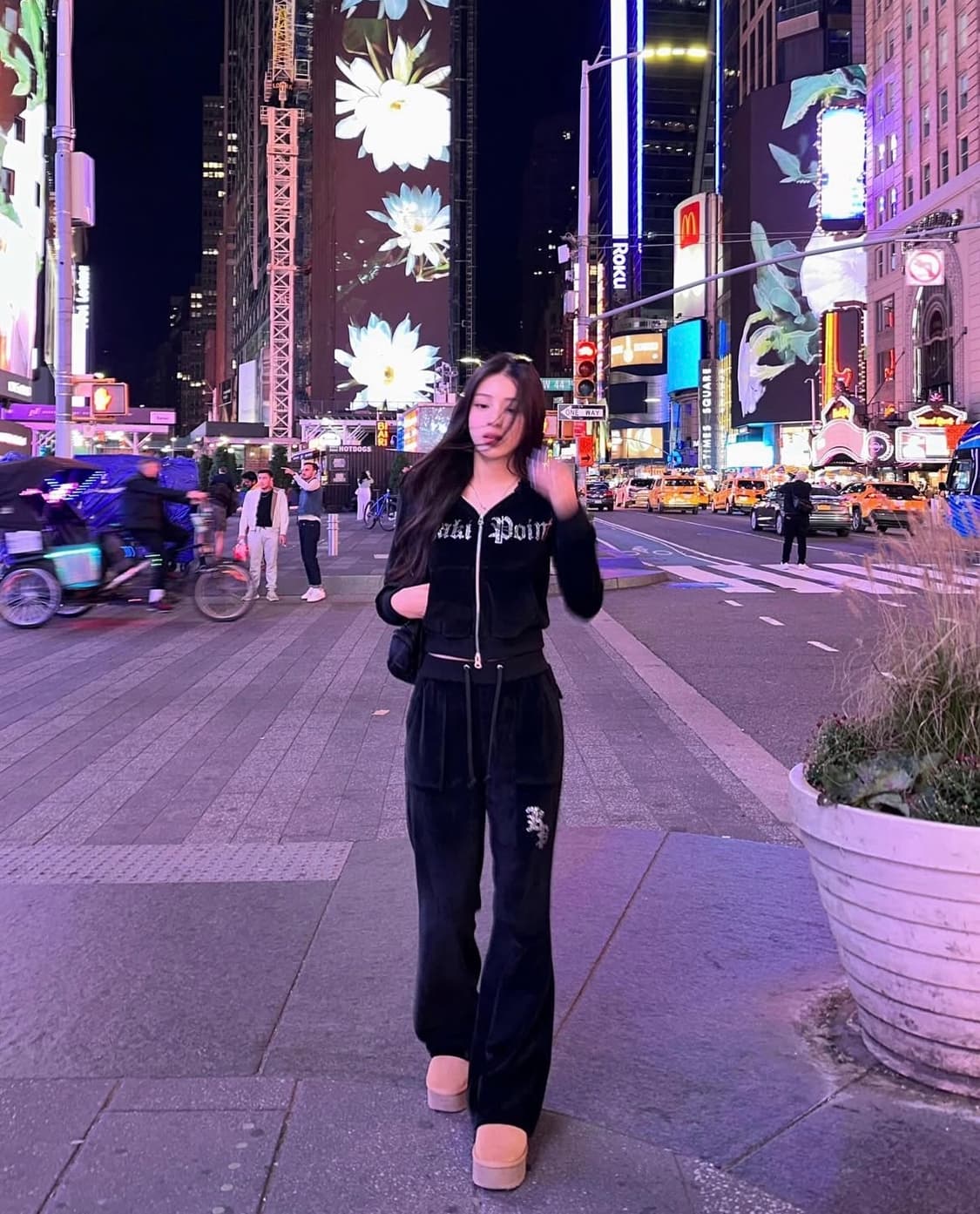 카키포인트 벨벳 트레이닝 세트 상품이미지1